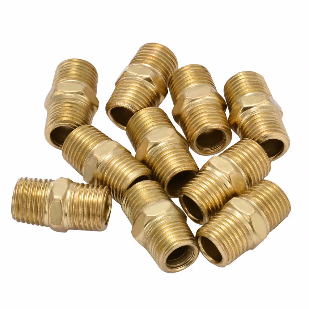 10 шт. новый золотой воздушный шланг соединитель евро фитинг набор быстрого