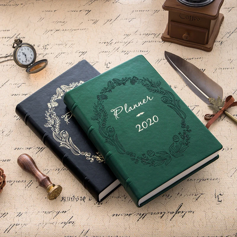 A5 2020 планировщик Ретро стиль международная торговля английский Основной график