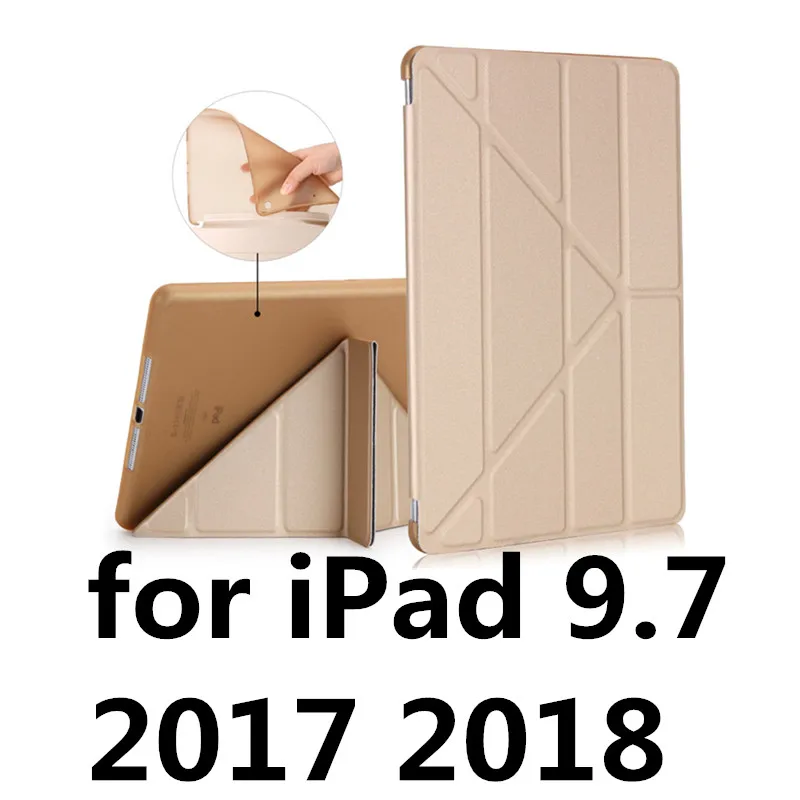 gold 5th 6th G Силиконовый мягкий чехол для Apple ipad Air 1 Air 2 New ipad 9,7 для ipad 2, 3, 4 Coque Funda для ipad 2, 3, 4 Case - Цвет: gold 5th 6th G