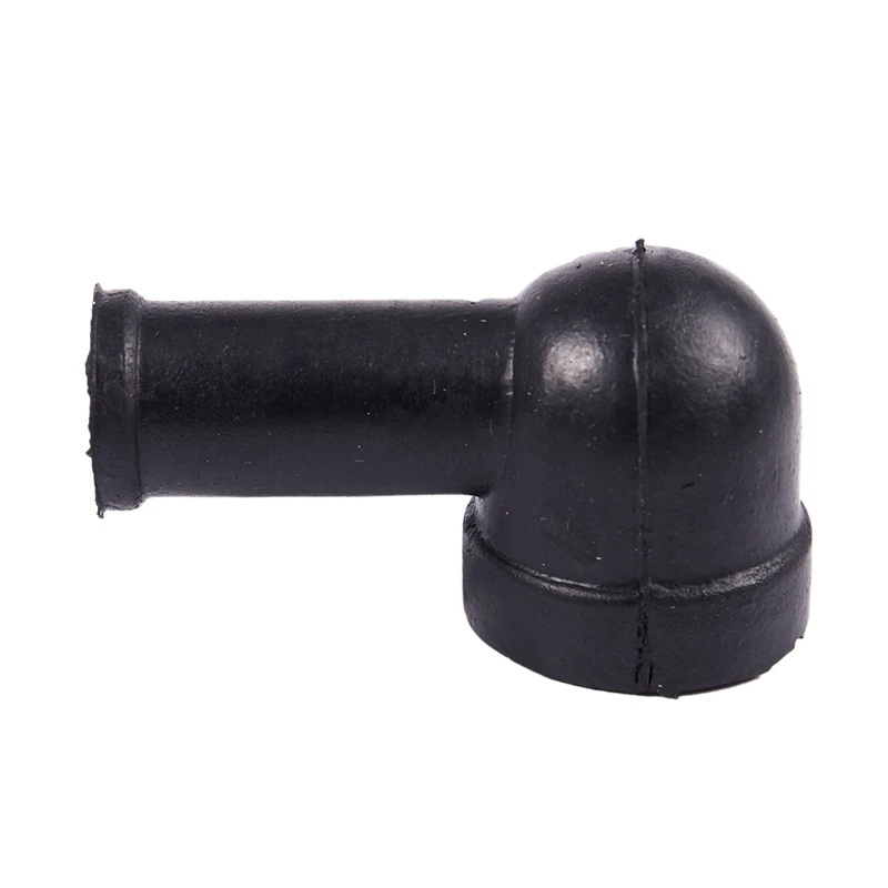 

8 Pcs 15mm x 8mm Black Smoking Pipe Shaped PVC Battery Terminal Insulating Covers Boots