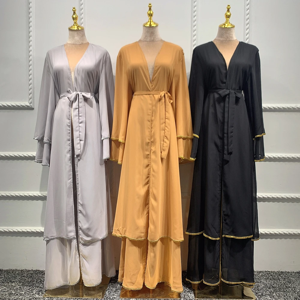 Женское шифоновое платье-макси с рукавами-фонариками | Тематическая одежда и