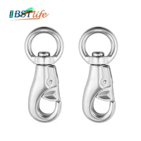 2x stainless steel 304 swivel snap hook snap shackle 1000lb capacity rated indoor outdoor hanging hammock boat rigging hardware