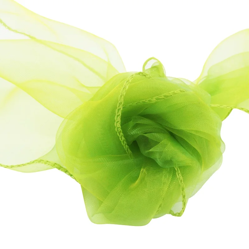 grass green Абсолютно и высококачественный 50 шт. светильник из розовой органзы для банкета - Цвет: grass green