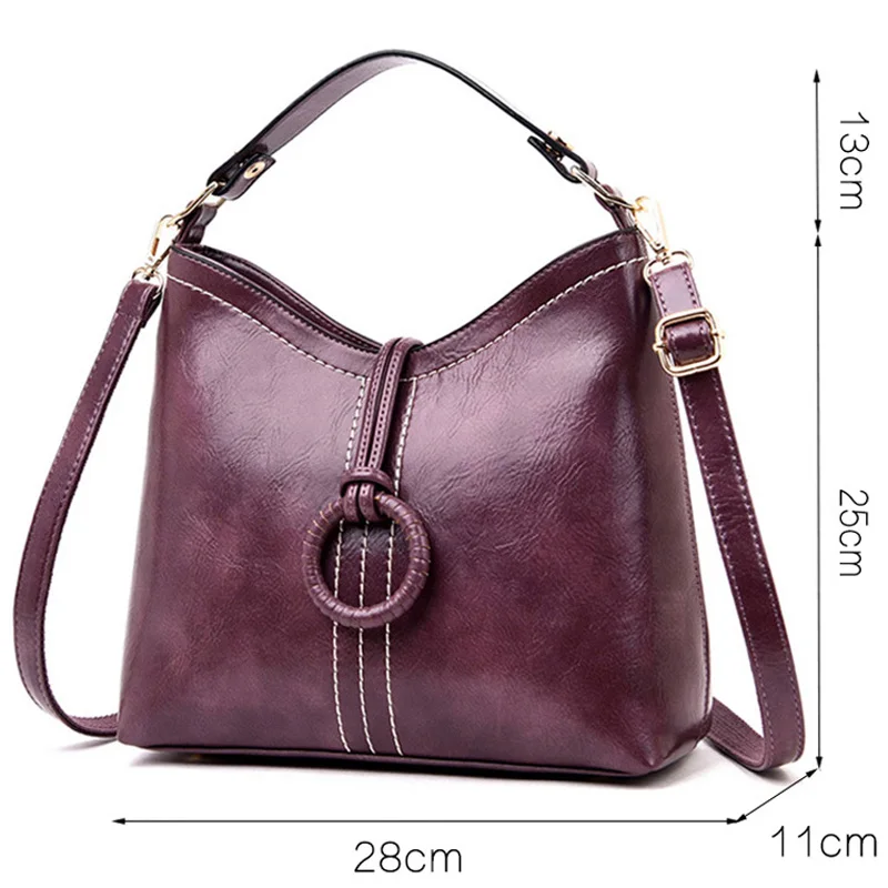 2020 модные сумки через плечо для женщин ретро кожаные роскошные женские