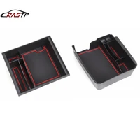rastp car center console organizer containers for tesla model 3 y armrest storage box tray auto console collection box rs lkt073