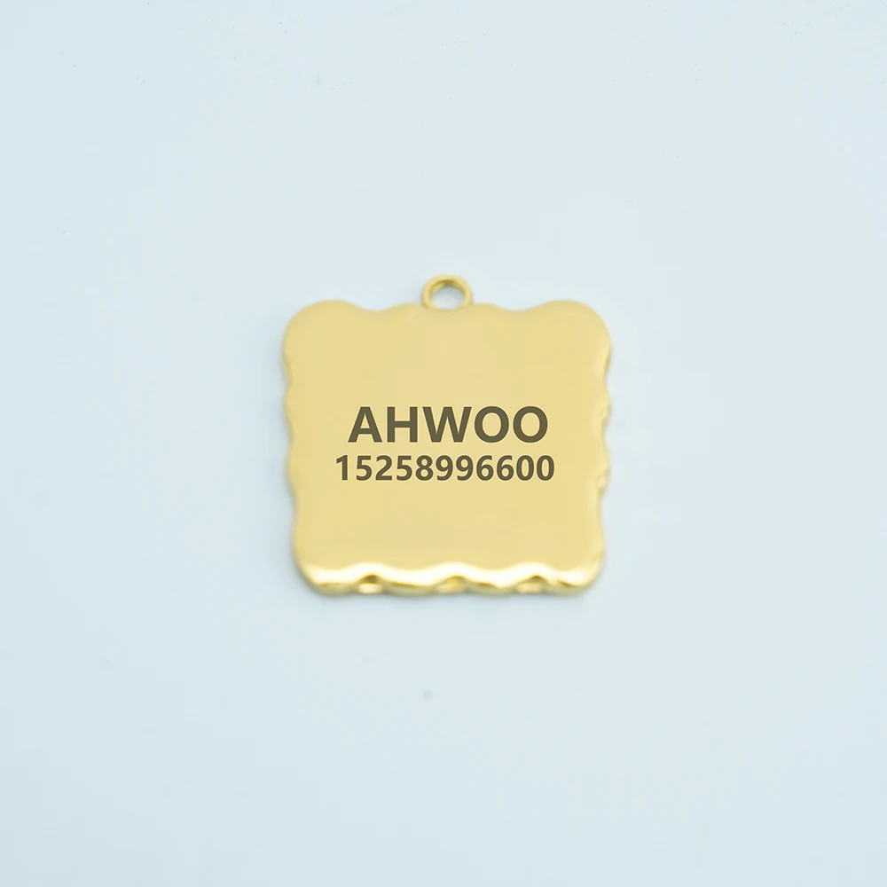 Идентификационная бирка для кошек и собак персонализированная