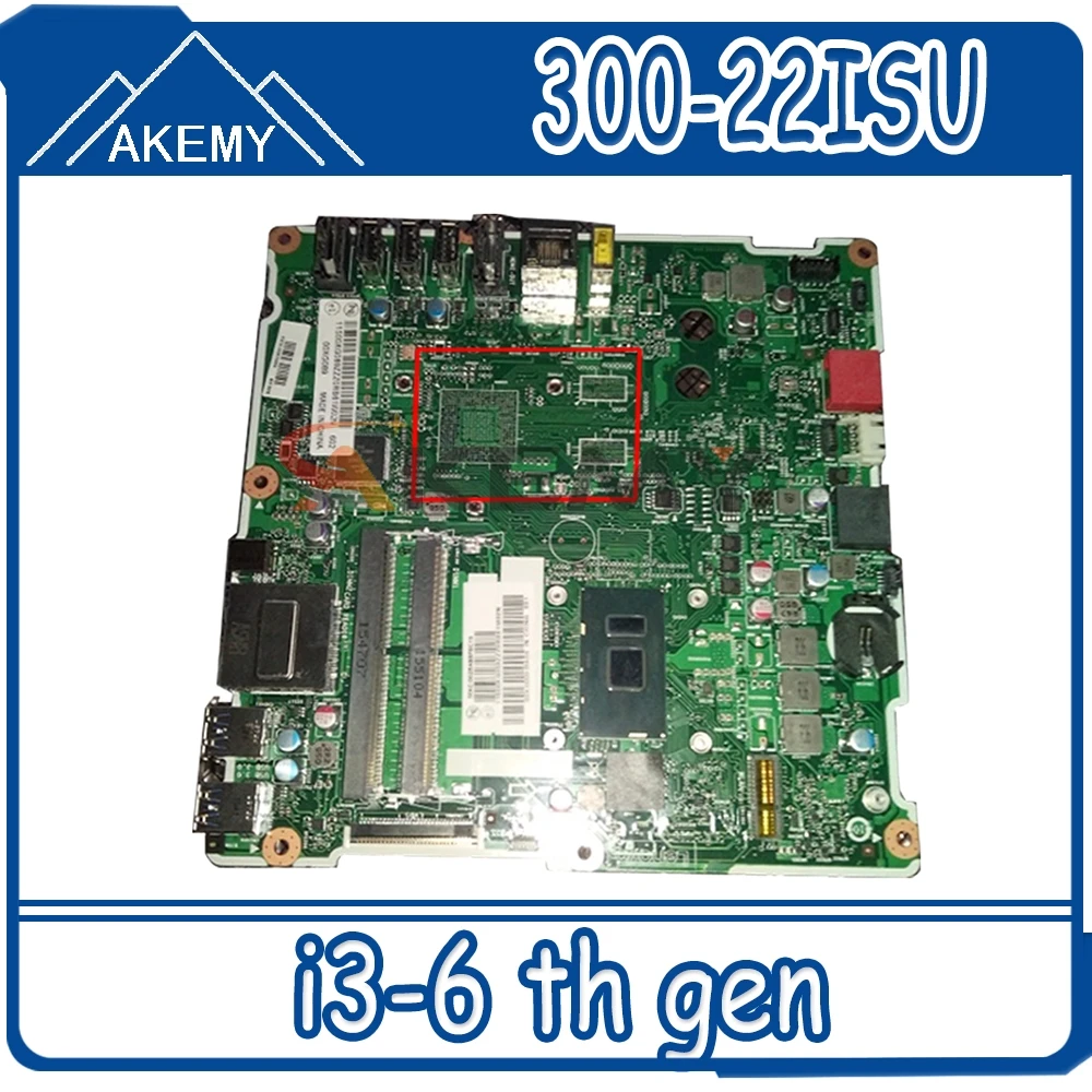 

Akemy For Lenovo AIO 300-22ISU 300-23ISU Motherboard S4130 S5130 S400Z S500Z mainboard With i3-6 th gen CPU UMA