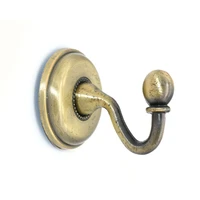 55mm antique metal hooks hangers contracted hooks vintage coat rack rustic chic wall hook towel hook 2pcs