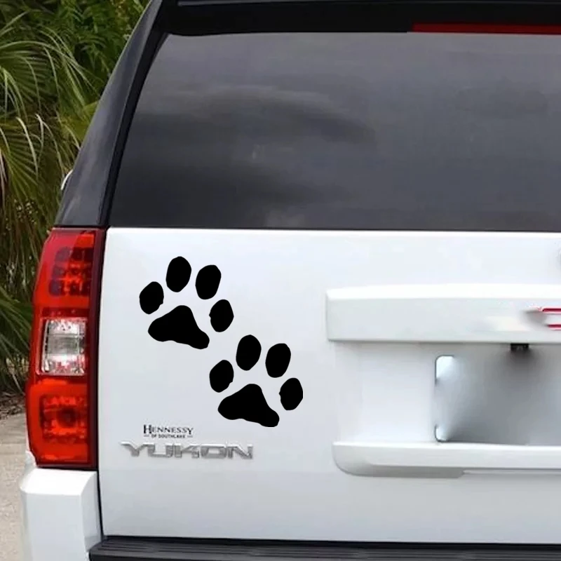 40706 # наклейки на авто ОТПЕЧАТКИ ЛАП водонепроницаемые машину наклейка для