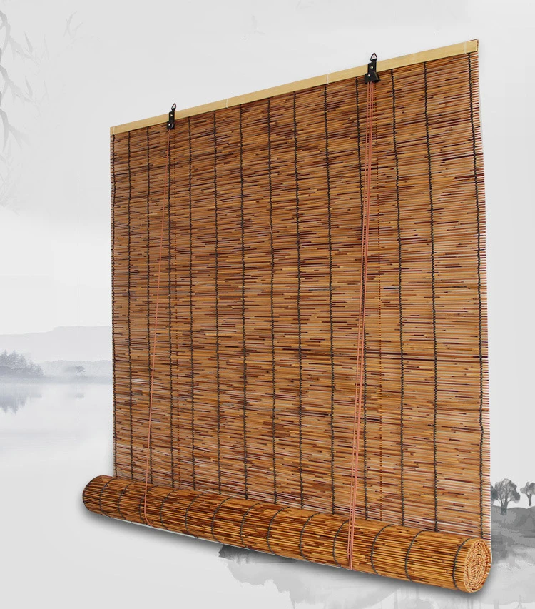 

Aqumotic Natural Reed Curtain Hanging Room Custom size