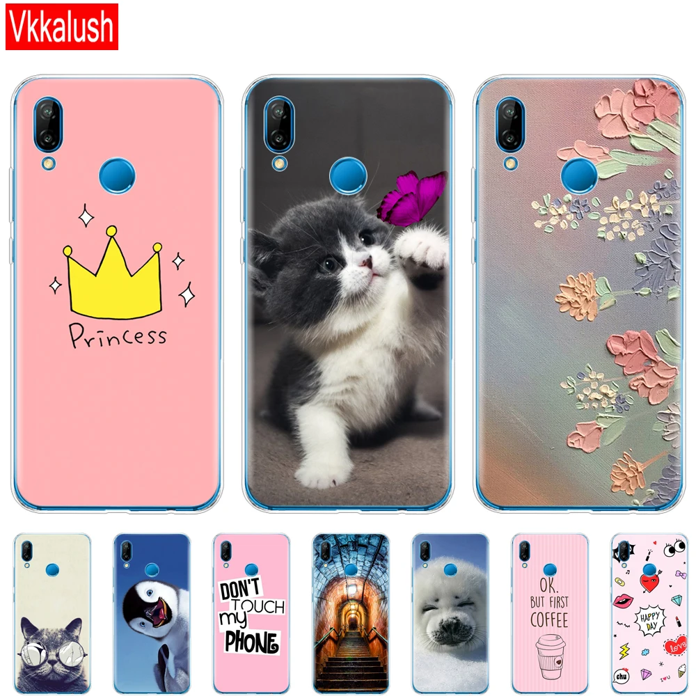 Силиконовый чехол-накладка для Huawei P20 Lite/Huawei Pro 5 84 дюйма | Мобильные телефоны и