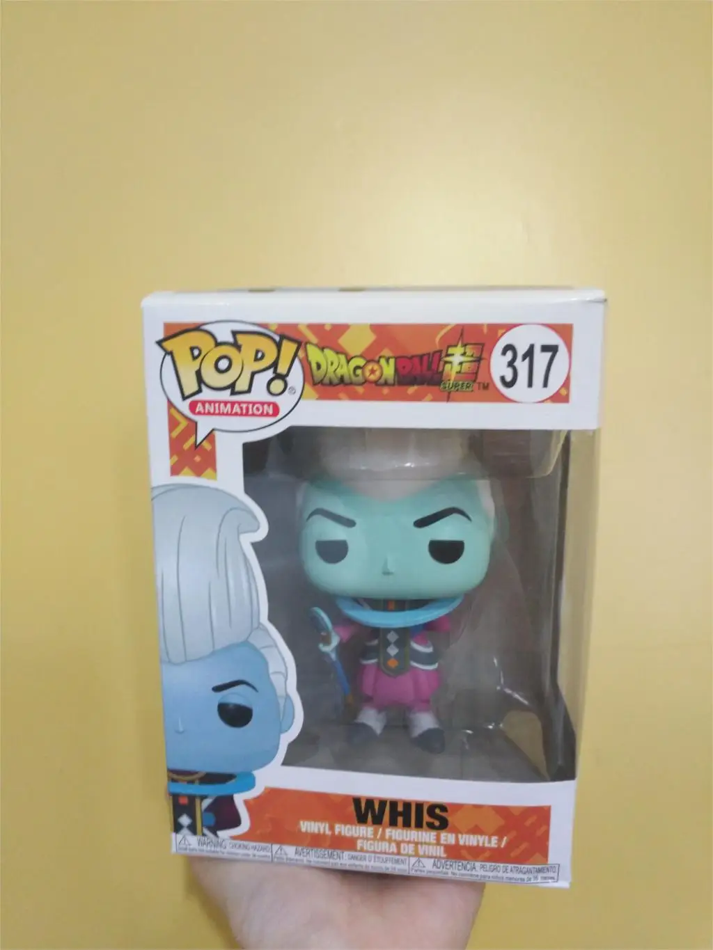 317 with box Funko Pop аниме Dragon Ball Z персонаж 10 см Милая виниловая Модель Куклы Фигурки игрушки - Цвет: 317 with box