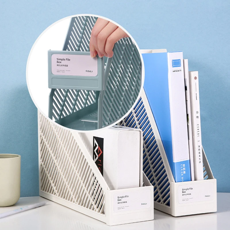 Офисная стойка для хранения информации Настольная книжная полка стеллаж файлов