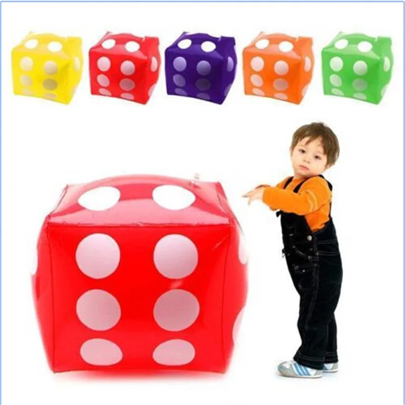 

30x30cm Educational Tools Inflatable Tweezers Jumbo Large Inflatable Dice Dot Diagonal Giant Toy Party Air Outdoor Toy