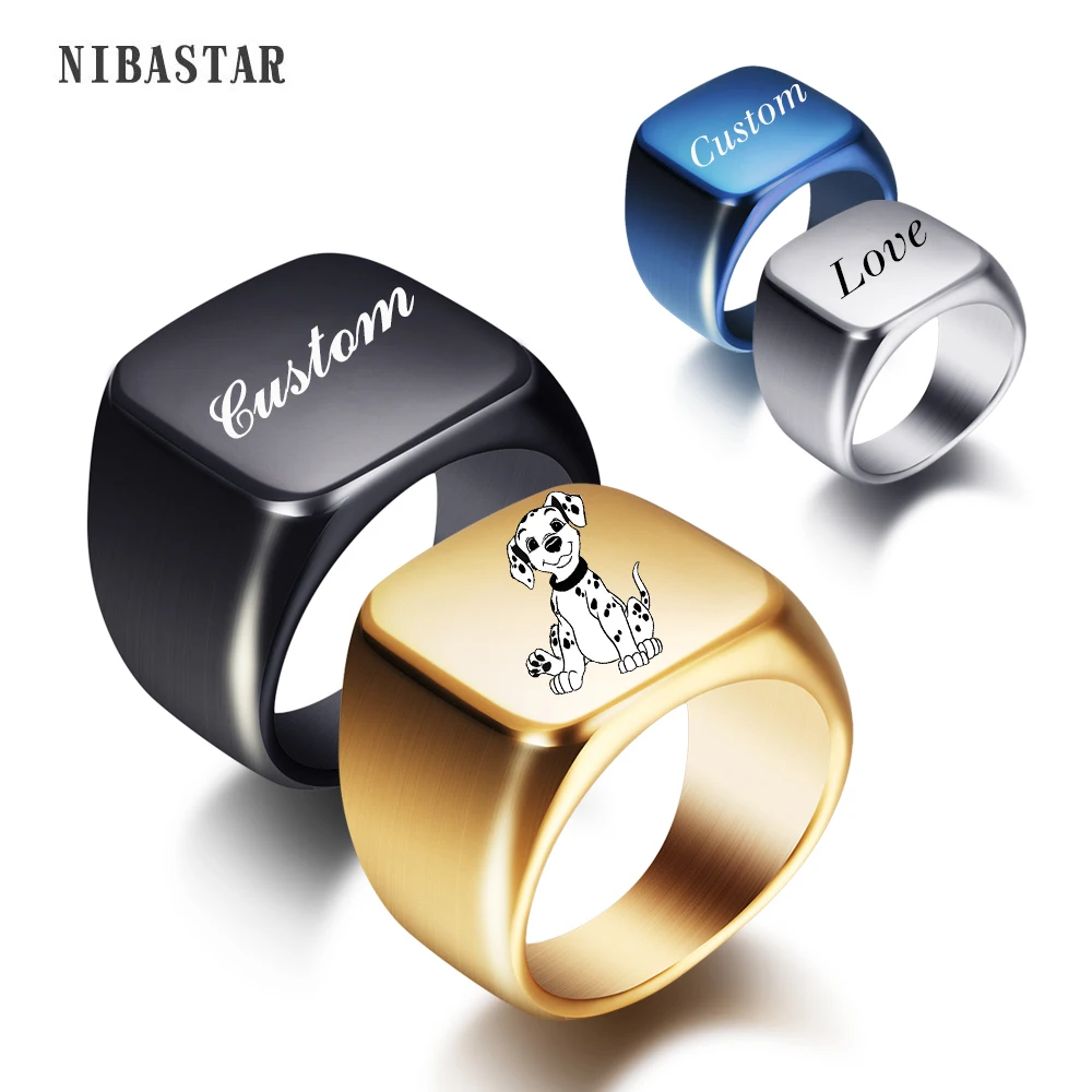 Мужское кольцо из титановой стали 316L|ring jewelry|titanium steelmen fashion ring |