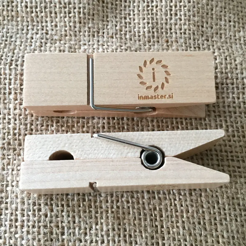 Зажим для ручки l деревянный usb + коробка флэш-накопитель 4 ГБ 8 16 32 64 фото подарок