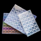 5D клетки пластиковых ящиков для хранения вещей, пластиковое литье наклейки Воронка комплекты для алмазного живопись вышивка аксессуары контейнер для инструментов коробка держатель