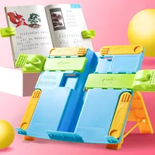 Portable Book Stand Holder Foldable Phone Holder For Kid Student Cellphone iPad Reading Writing Bracket Bookend Support Stand