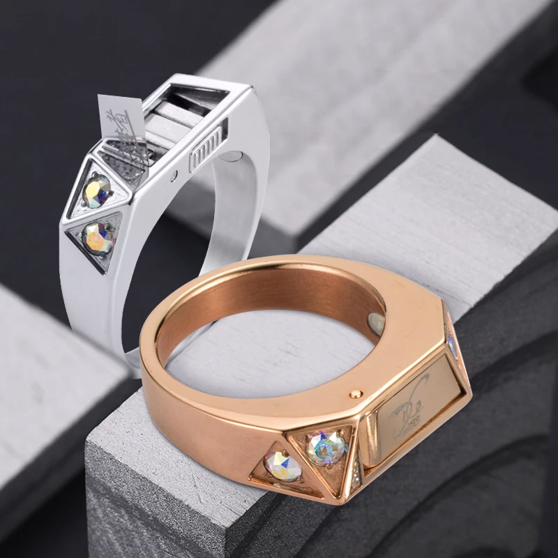 Кольцо против волка титановое стальное защитное кольцо модные скрытые