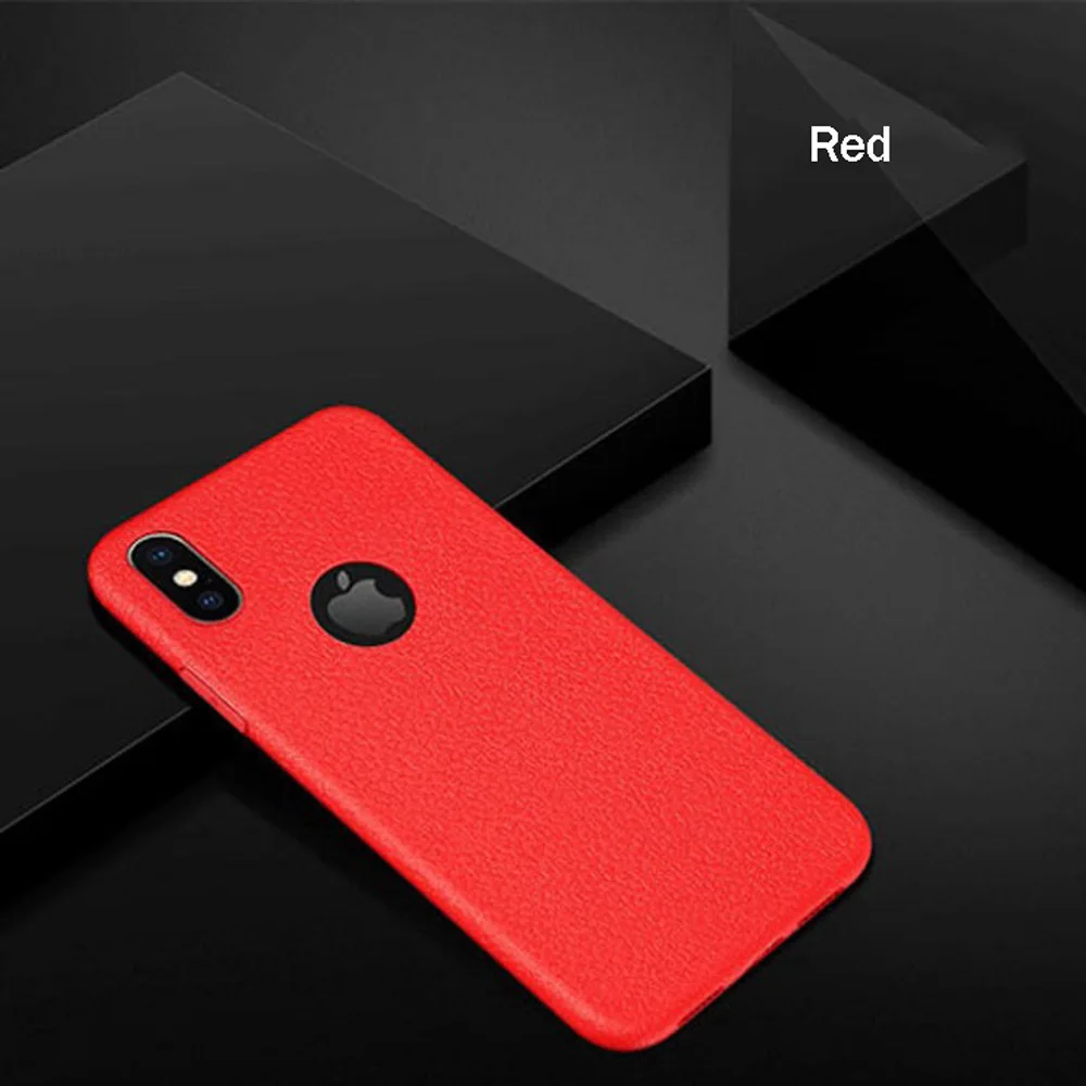 Ультра тонкий чехол для телефона s для iPhone 6S 6 7 8 Plus XS Max, кожаный мягкий силиконовый чехол из ТПУ для iPhone XR X