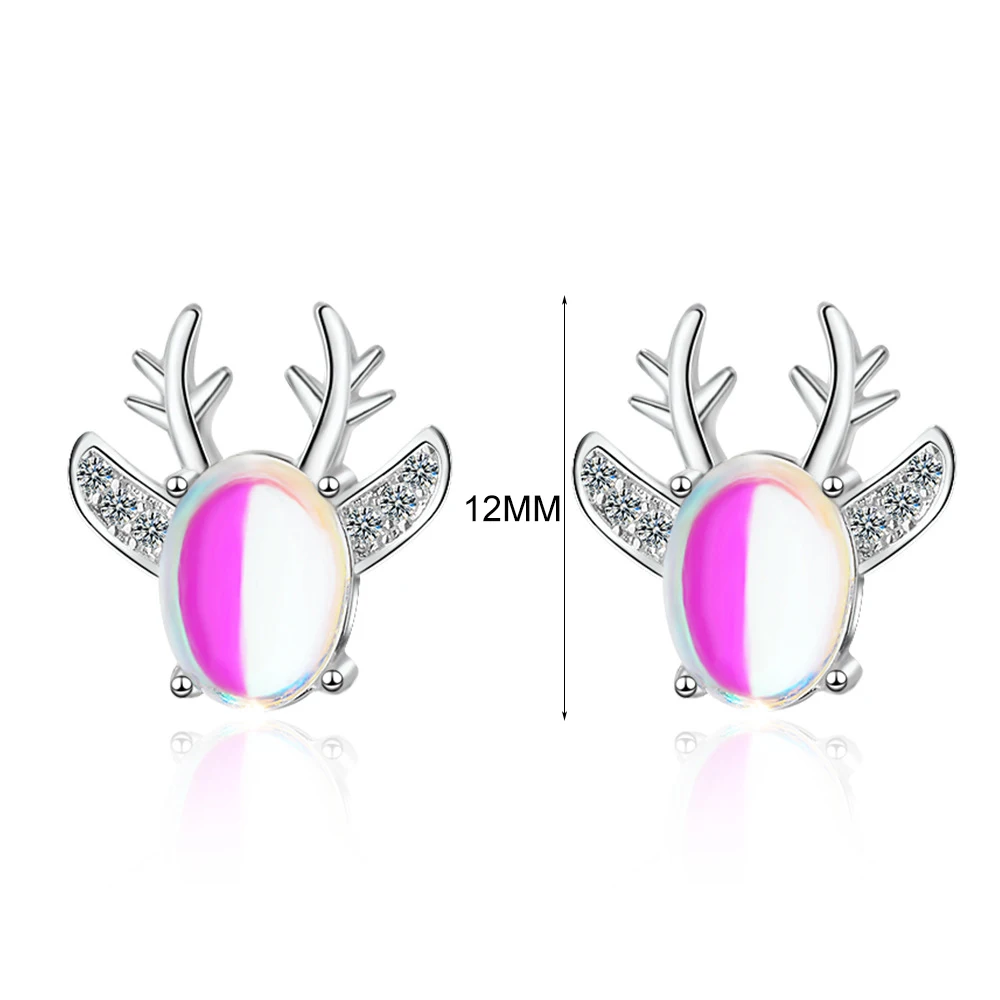 MEETSOFT посеребренные предотвращающие аллергию модные серьги-гвоздики для женщин