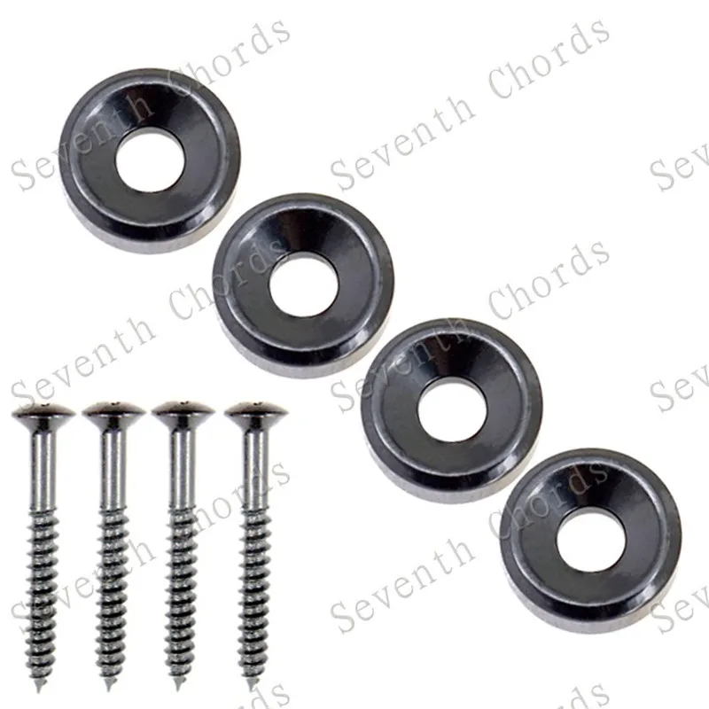 1 комплект из 4 шт. втулка для шеи соединительная бас-гитары с монтажными винтами