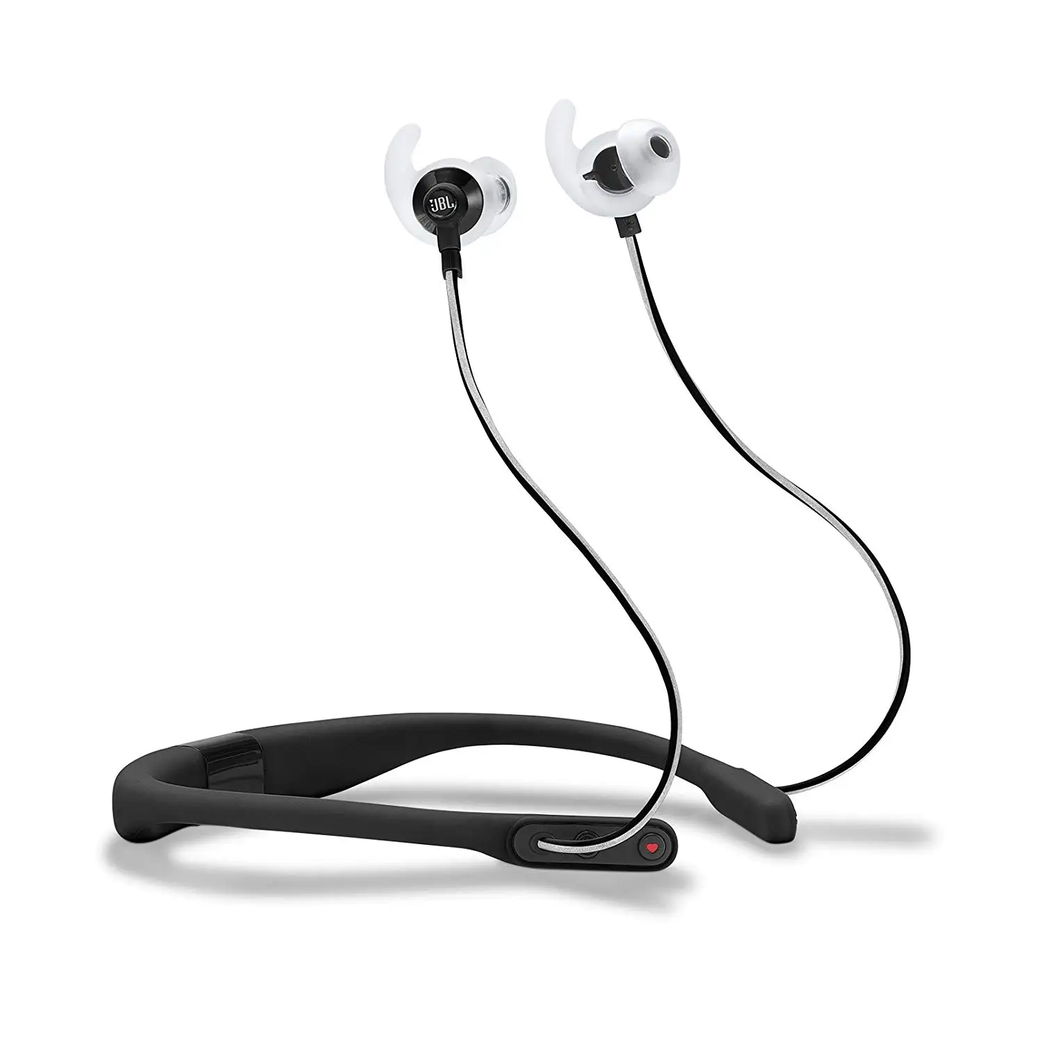 Black JBL Reflect Fit шейный беспроводной Bluetooth спортивные наушники сердечный ритм напоминание о звонке глубокий бас наушники с микрофоном наушники - Цвет: Black