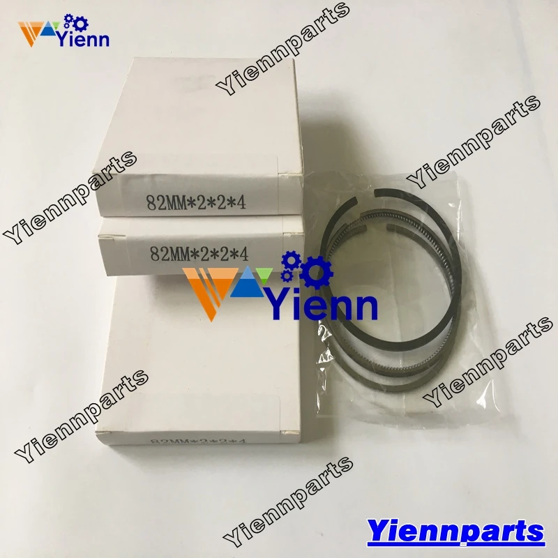 Комплект поршневых колец 3T84 3T84HLE 3T84HLE-S 3T84HLE-TB для двигателя Yanmar TB025 запчасти