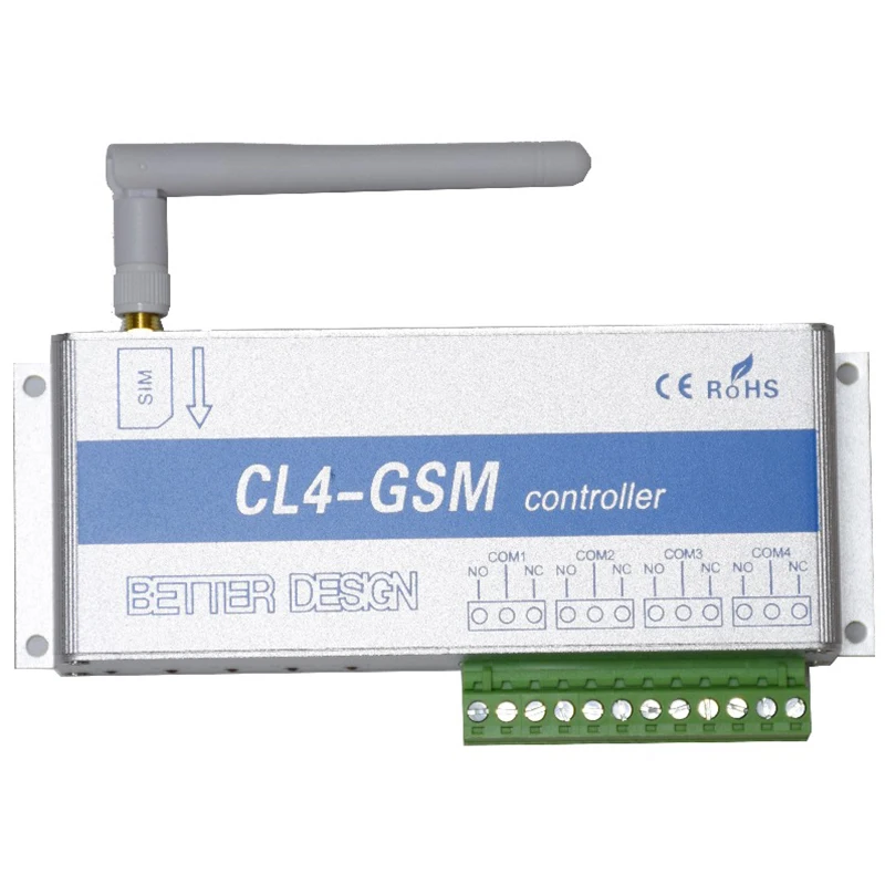 4 Канальный Релейный CL4 GSM SMS сигнализация APP Беспроводной Контроллер приемника и