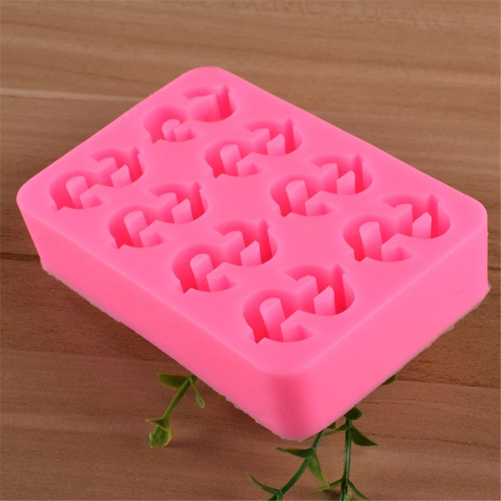 8 Even US Dollar Sign Money Gold Shape Turn Sugar Silica Gel Mold Chocolate Cake Decoration Fondant Tools | Дом и сад
