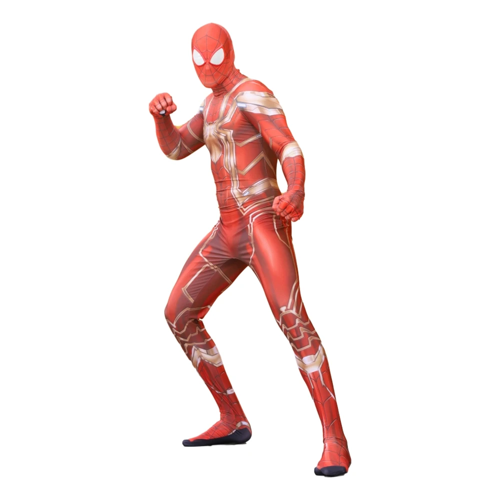 Комбинезоны с 3D принтом паука зентай супергерои косплей аниме Хэллоуин