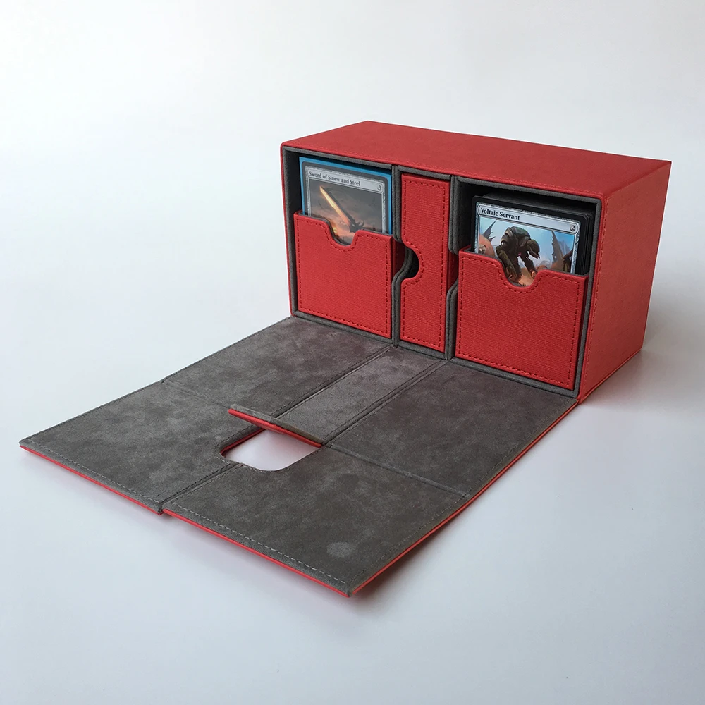 

Deck Case Deck Box For Board Game Cards: Red Color