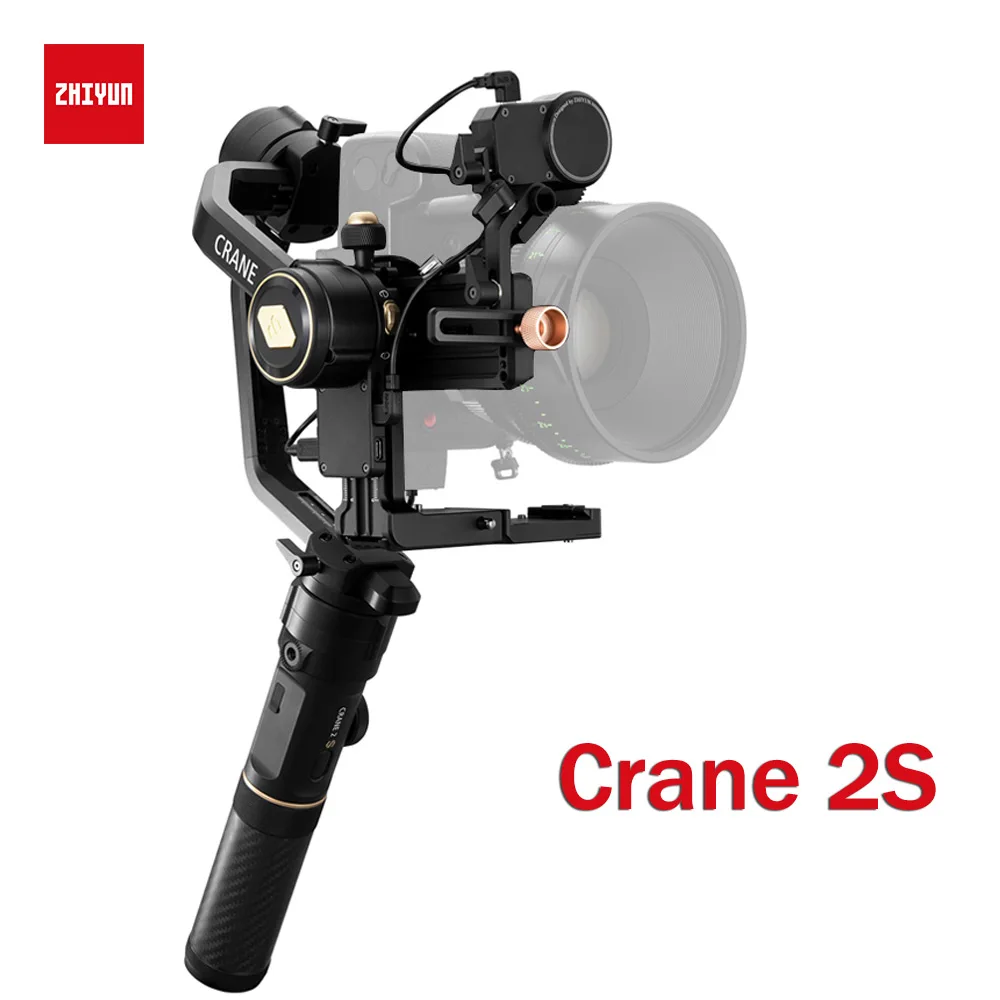 3 осевой карданный стабилизатор Zhiyun Crane 2S для DSLR камер и видеокамер|Риги упоры| |
