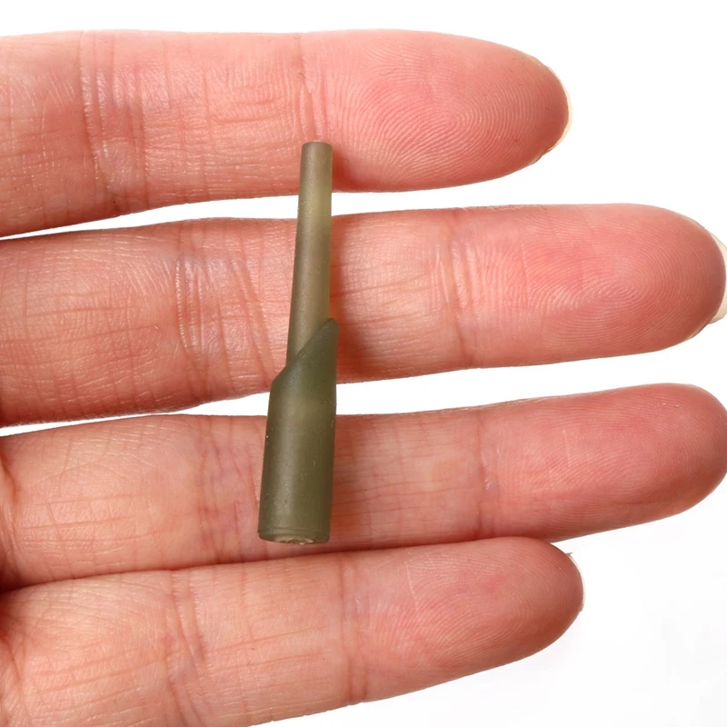 

50Pcs Terminal Carp Fishing Rubber Anti Tangle Sleeves Connect with Fishing Hook Pesca Carp Fishing Accessories Tackle