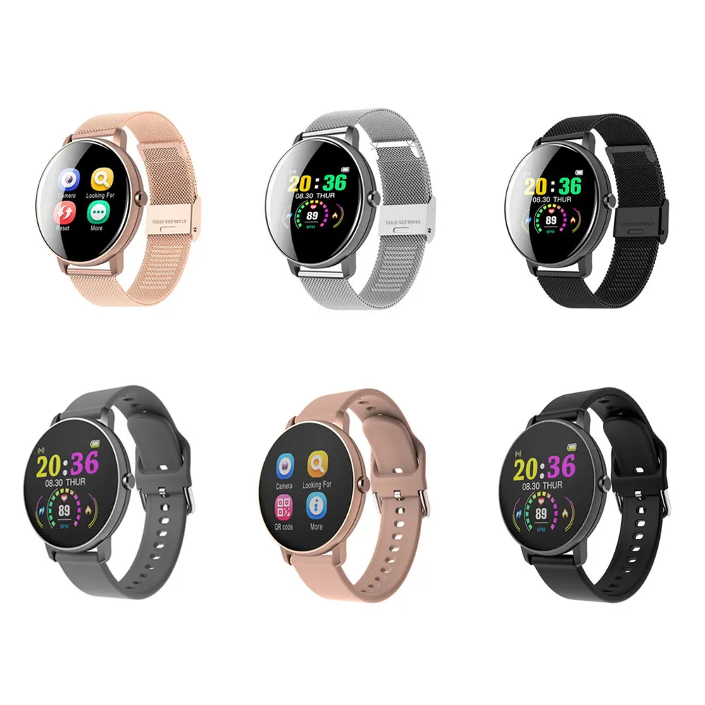 

Smart Watch Men 1.3 Inch Full Touch Color Screen Fitness Tracker Waterproof Smartwatch Women Heart Rate Blood Pressure Monitor