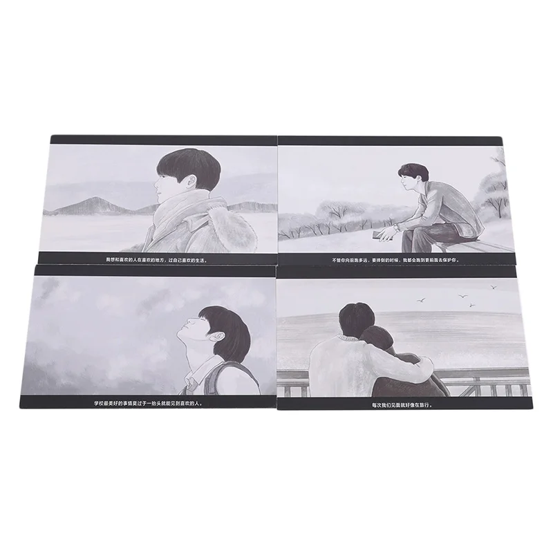 Литературы и искусства свежий красный цветок Эскиз карты Почтовые открытки