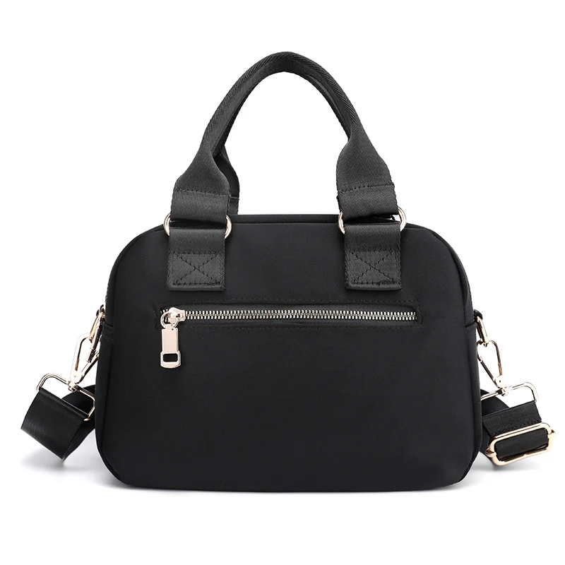 Женская сумка-мессенджер с цветочной вышивкой Маленькая нейлоновая сумка через