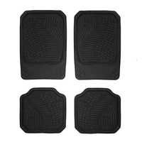 car mats 4 piece pvc universal waterproof mats durable non slip mats for all seasons wholesale