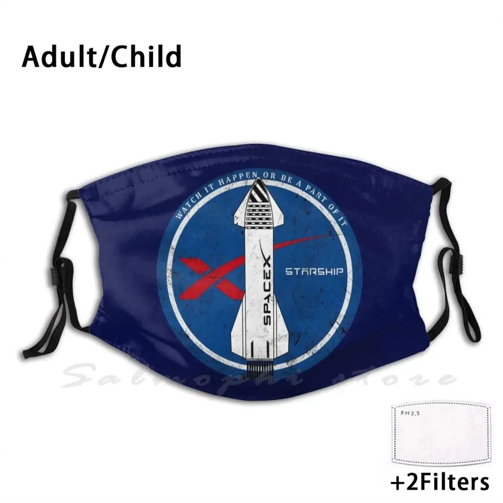 

Mask Starship : Watch It Happen Or Be A Part Of It Spacex Heavy Rocket Musk Vintage Bgalaxy Bluegalaxy Exploration Badge Falcon
