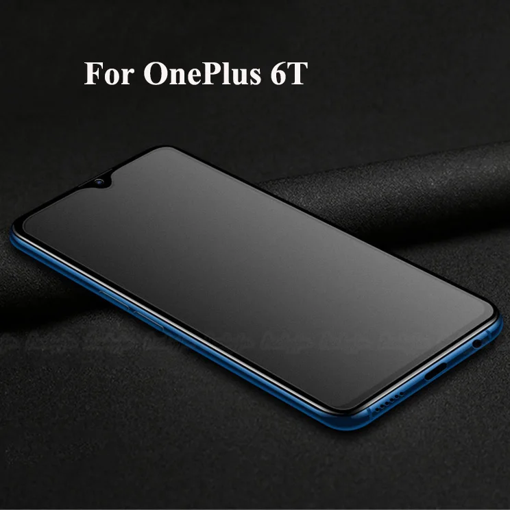 OnePlus 6T Matte UVR полное покрытие матовое стекло для Oneplus 7 5T 6 6T закаленное стекло без отпечатков пальцев Защита экрана One Plus 7 5 6T матовая пленка - Цвет: OnePlus 6T Matte