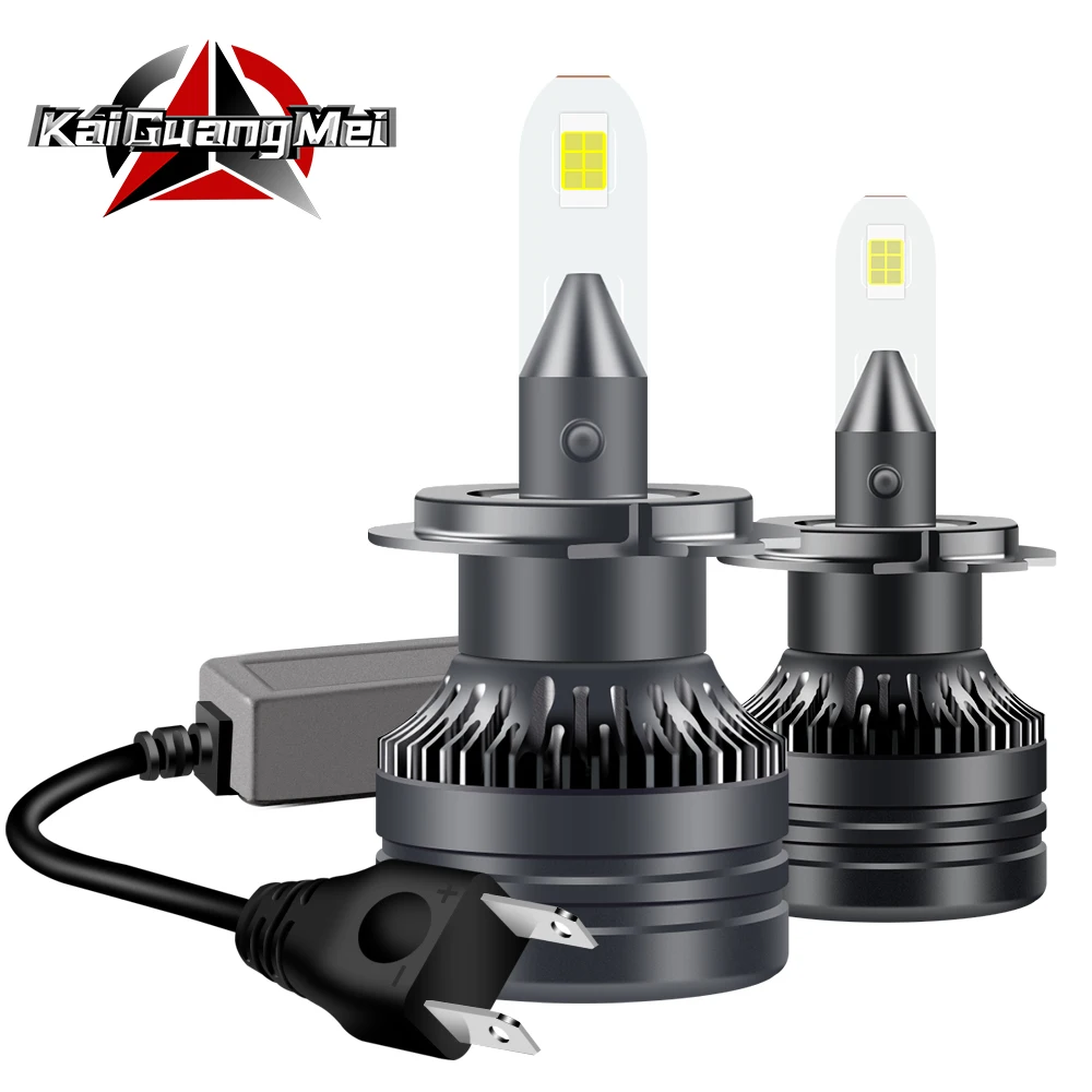 

2PCS H7 LED Headlight Hi/Lo Beam H1 H3 9005 9006 9600lm 12 LED Car Headlamp H8 H9 H11 Fog Lights H4 Motorcycle Headlamp Modified