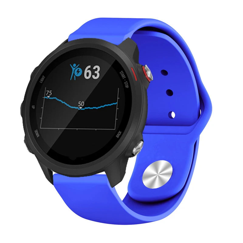 18 мм 20 мм 22 мм силиконовый ремешок на запястье ремешок для Garmin Vivoactive4 4 4S Смарт-часы браслет для Garmin Vivoactive 3 ремешки Correa