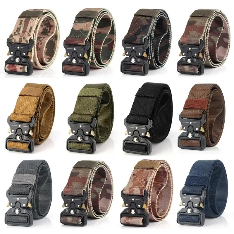 

Outdoor Sport Tactical Multifunctional High Quality Canvas Belt For Men Female Luxury Male Jean Army Designer Trouser Sportswear