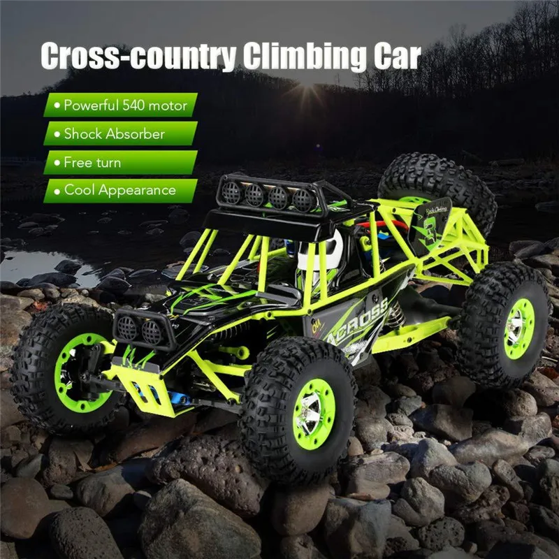 

WLtoys 12428 1/12 RC Car 4WD 2.4G Car 50km/h Electric Brushed Crawler RC Buggy Off-road Climbing Vehicle Remote Control Vehicles