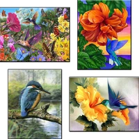 diamond painting kit for adults hummingbird full drill diamond art painting crystal for home wall decor gift paint with diamonds