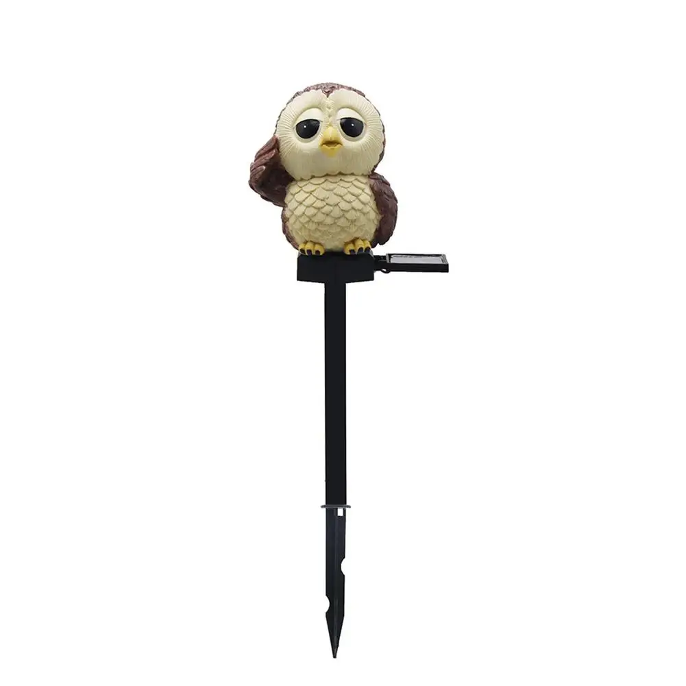 

Solar Lights Outdoor Garden Ornaments Resin Owls Solar Led Lights Outdoor Garden Stake Waterproof Lighting For Flower Fence La