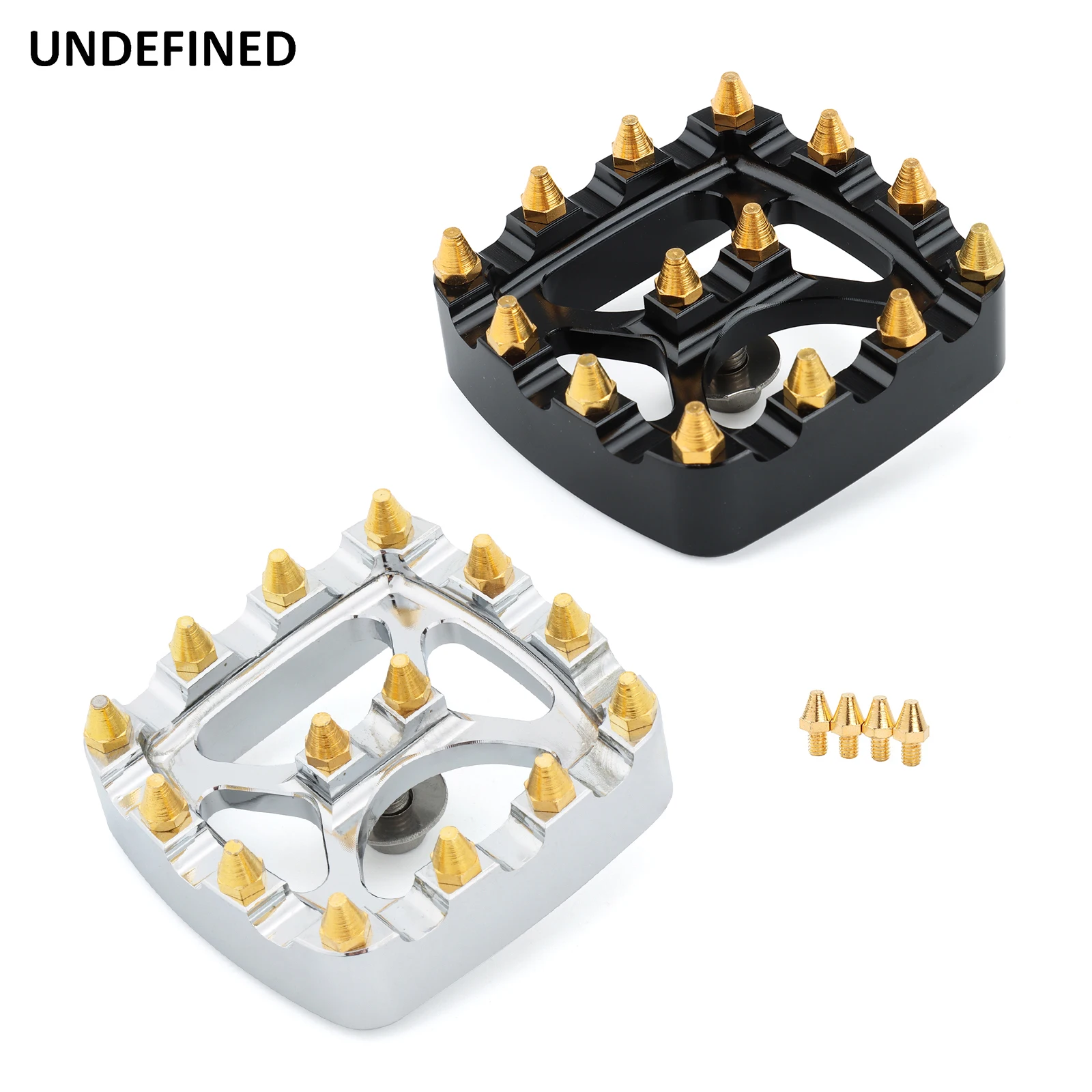 

MX Style Brake Pedal Cover Golden Motorcycle CNC Small Foot Pegs Pad for Harley Dyna Fat Bob FXD Softail FXSTS XG750 2015-2021