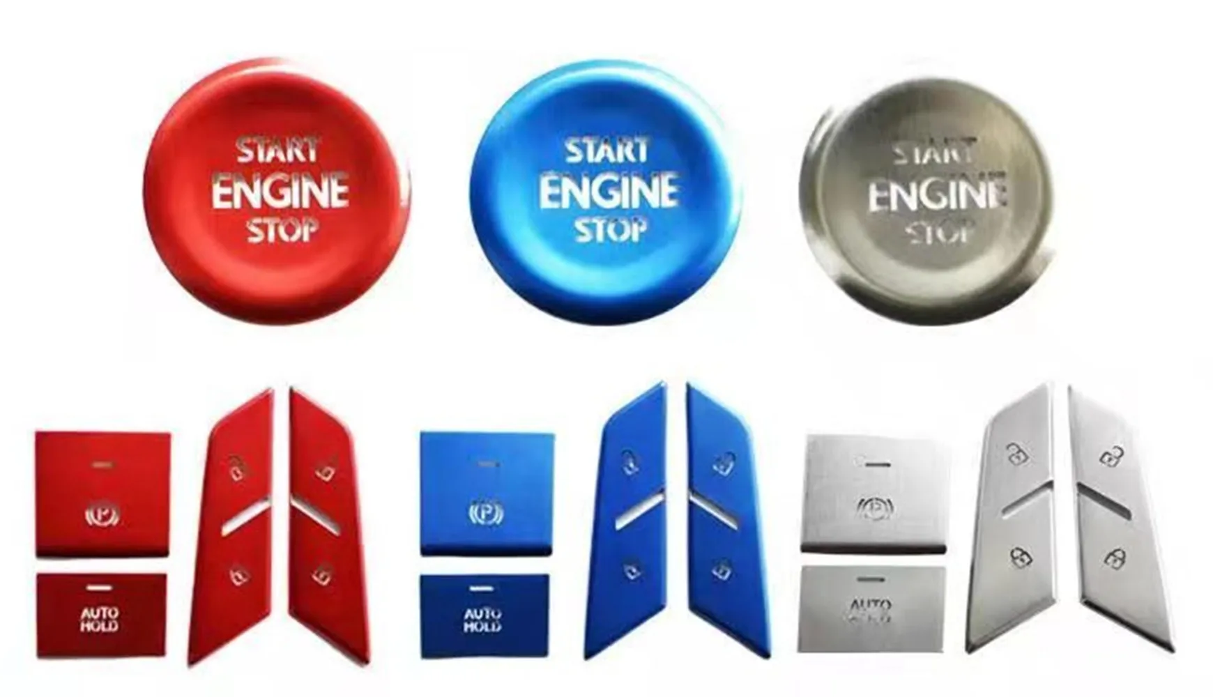 

Кнопка запуска и остановки автомобильного двигателя, ручной тормоз, дверной замок, декоративная крышка для Volkswagen- V-W Passat-украшение