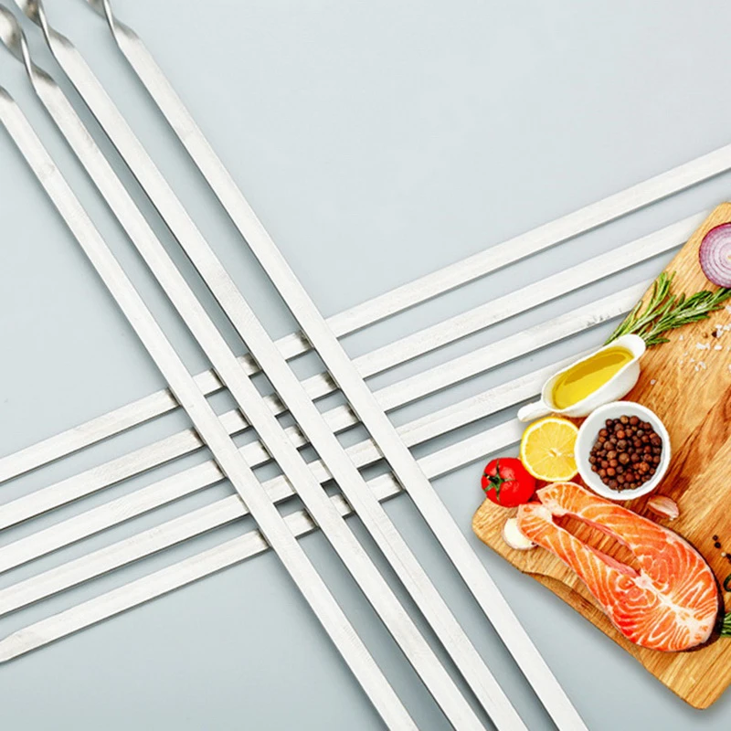 Дял шашлыка многоразовые гриль шампура из нержавеющей стали шашлык барбекю