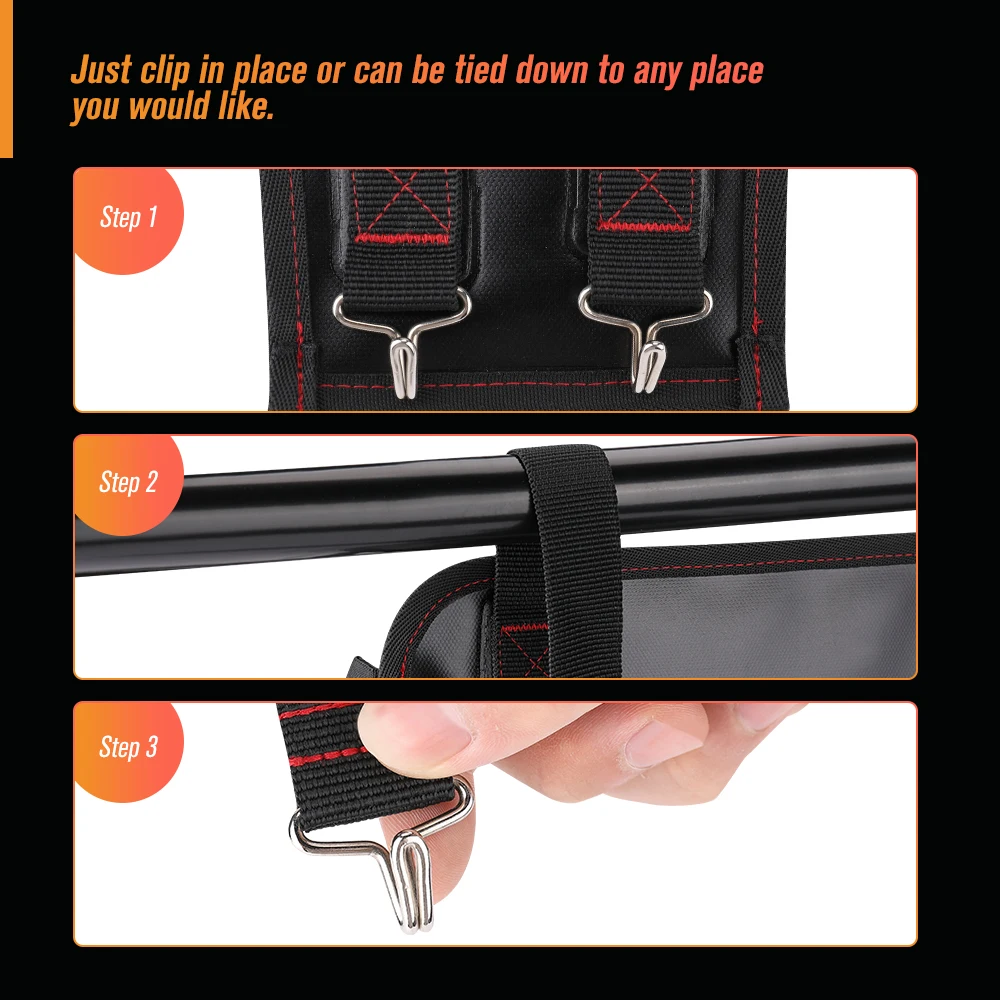 

Upgrade RZR Storage Bag KEMIMOTO UTV Cab Pack Center Seat Mud Bag for Polaris Ranger RZR 570 800 1000 RZR XP 4 900 XP